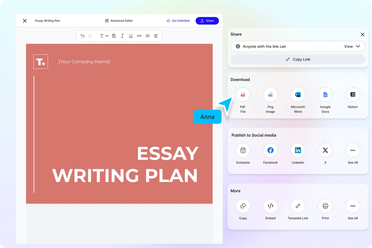 Free AI Writing Plan Generator, Free Writing Planner Online